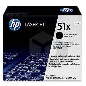 HP 51X (Q7551X) toner zwart hoge capaciteit (origineel)