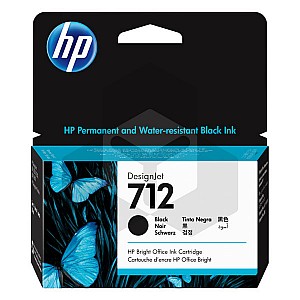 HP 712 (3ED70A) inktcartridge zwart (origineel)