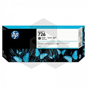 HP 726 (CH575A) inktcartridge mat zwart hoge capaciteit (origineel)