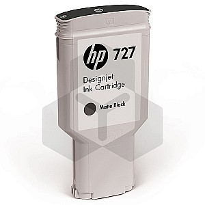 HP 727 (C1Q12A) inktcartridge mat zwart extra hoge capaciteit (origineel)