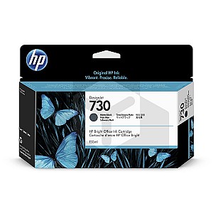 HP 730 (P2V65A) inktcartridge mat zwart (origineel)