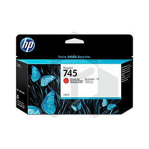 HP 745 (F9K00A) inktcartridge chromatic red (origineel)