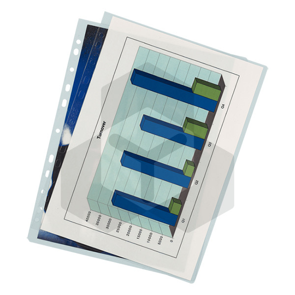 Leitz iLAM lamineerhoes A4 met perforatieband glanzend 2x125 mic. (100 stuks) Leitz iLAM lamineerhoes A4 met perforatieband glanzend 2x125 mic. (100 stuks)