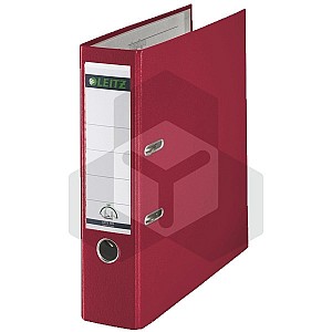 Leitz plastic ordner 80 mm rood
