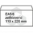 Raadhuis dienst envelop wit 110 x 220 mm - EA5/6 zelfklevend (25 stuks)
