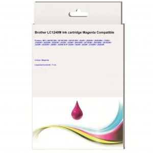 Huismerk Brother LC-1240M inktcartridge magenta Huismerk Brother LC-1240M inktcartridge magenta