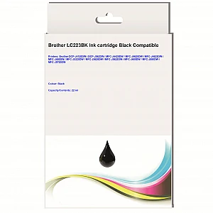 Huismerk Brother LC-223BK inktcartridge zwart Huismerk Brother LC-223BK inktcartridge zwart