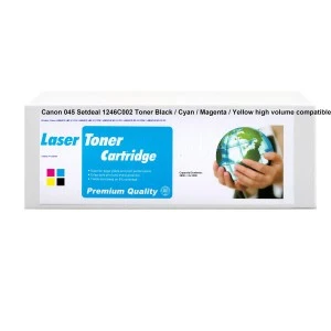 Huismerk Canon 045H Setdeal (1246C002) toner zwart / cyaan / magenta / geel hoog volume Huismerk Canon 045H Setdeal (1246C002) toner zwart / cyaan / magenta / geel hoog volume