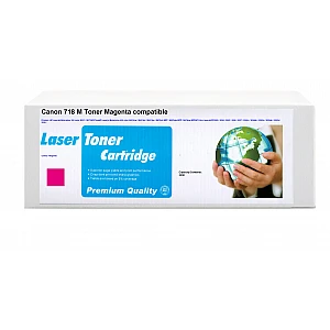 Huismerk Canon 718 M toner magenta Huismerk Canon 718 M toner magenta