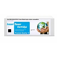 Huismerk Dell 593-10258 (DT615) toner zwart hoog volume Huismerk Dell 593-10258 (DT615) toner zwart hoog volume