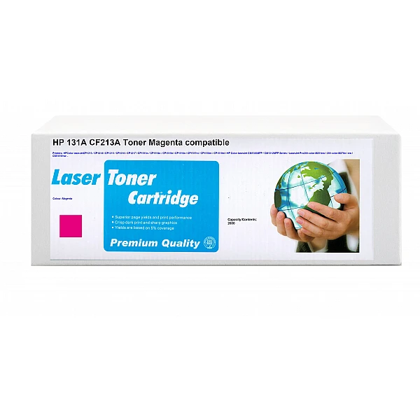Huismerk HP 131A (CF213A) toner magenta 