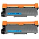 Huismerk 2x Brother TN-2320 toner zwart hoog volume Huismerk 2x Brother TN-2320 toner zwart hoog volume
