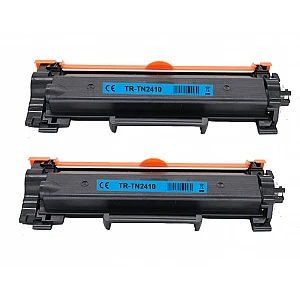 Huismerk 2x Brother TN-2410 toner Zwart Huismerk 2x Brother TN-2410 toner Zwart
