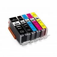 Huismerk Canon PGI-580 XXLBK/ CLI-581 XXLBK/C/M/Y Multipack inktcartridges Huismerk Canon PGI-580 XXLBK/ CLI-581 XXLBK/C/M/Y Multipack inktcartridges