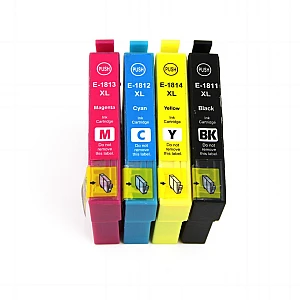 Huismerk Epson 18XL (T1816) 4 kleuren hoog volume Multipack inktcartridges Huismerk Epson 18XL (T1816) 4 kleuren hoog volume Multipack inktcartridges