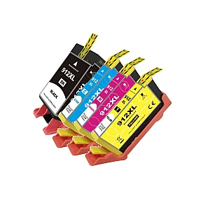 Huismerk HP 912XL (3YL81/82/83/84AE) BK/C/M/Y inktcartridges 4 kleuren, hoog volume Multipack