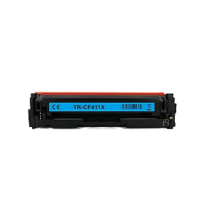 Huismerk HP 411X (CF411X) toner cyaan hoog volume
