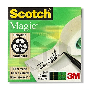 3M Scotch Magic tape 19 mm x 33 m (origineel)