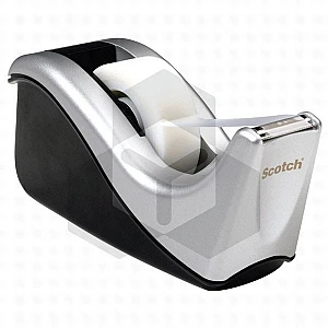 3M Scotch plakbandhouder C60 (zwart/zilver)