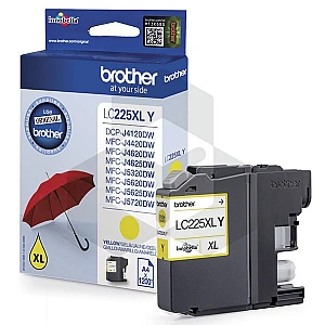 Brother LC-225XLY inktcartridge geel hoge capaciteit (origineel) Brother LC-225XLY inktcartridge geel hoge capaciteit (origineel)