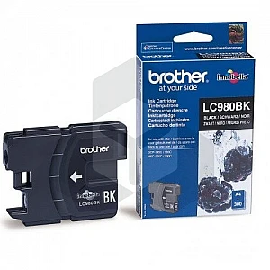 Brother LC-980BK inktcartridge zwart (origineel) Brother LC-980BK inktcartridge zwart (origineel)