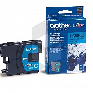 Brother LC-980C inktcartridge cyaan (origineel) Brother LC-980C inktcartridge cyaan (origineel)