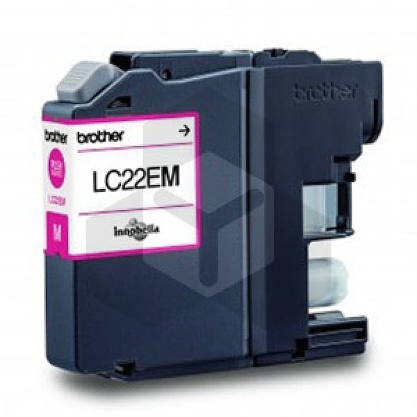 Brother LC22EM inktcartridge magenta (origineel)