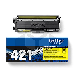 Brother TN-421Y toner geel (origineel) Brother TN-421Y toner geel (origineel)