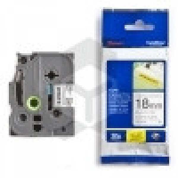 Brother TZe-S241 extra klevend tape zwart op wit 18 mm (origineel)