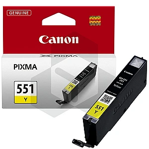 Canon CLI-551Y inktcartridge geel (origineel) Canon CLI-551Y inktcartridge geel (origineel)