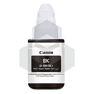 Canon GI-490BK inktcartridge zwart (origineel) Canon GI-490BK inktcartridge zwart (origineel)
