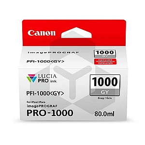 Canon PFI-1000GY inktcartridge grijs (origineel) Canon PFI-1000GY inktcartridge grijs (origineel)