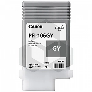Canon PFI-106GY inktcartridge grijs (origineel) Canon PFI-106GY inktcartridge grijs (origineel)