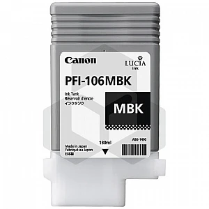 Canon PFI-106MBK inktcartridge mat zwart (origineel) Canon PFI-106MBK inktcartridge mat zwart (origineel)