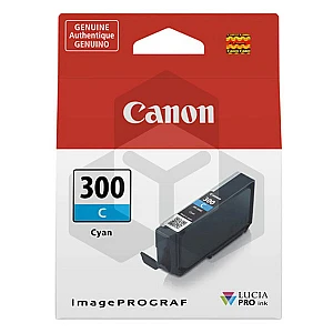 Canon PFI-300C inktcartridge cyaan (origineel) Canon PFI-300C inktcartridge cyaan (origineel)