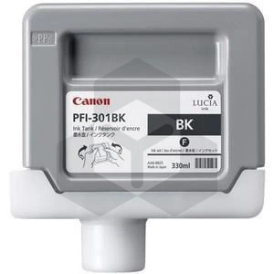 Canon PFI-301BK inktcartridge zwart (origineel) Canon PFI-301BK inktcartridge zwart (origineel)