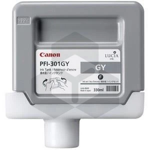Canon PFI-301GY inktcartridge grijs (origineel) Canon PFI-301GY inktcartridge grijs (origineel)