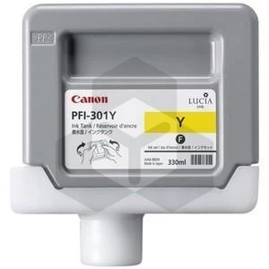 Canon PFI-301Y inktcartridge geel (origineel) Canon PFI-301Y inktcartridge geel (origineel)