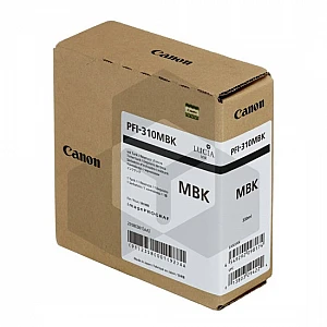 Canon PFI-310MBK inktcartridge mat zwart (origineel) Canon PFI-310MBK inktcartridge mat zwart (origineel)
