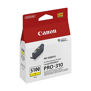 Canon PFI-5100Y inktcartridge geel (origineel) Canon PFI-5100Y inktcartridge geel (origineel)