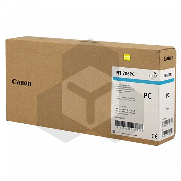 Canon PFI-706PC inktcartridge foto cyaan hoge capaciteit (origineel) Canon PFI-706PC inktcartridge foto cyaan hoge capaciteit (origineel)