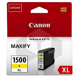 Canon PGI-1500Y XL inktcartridge geel hoge capaciteit (origineel) Canon PGI-1500Y XL inktcartridge geel hoge capaciteit (origineel)