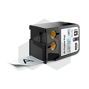 Dymo 1868744 XTL tape vinyl zwart op transparant 41 mm (origineel)