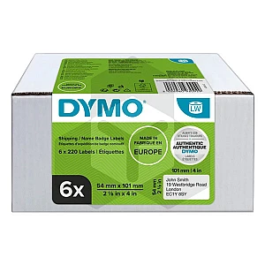 Dymo 2093092 verzend- en naambadge etiketten 6 stuks 99014 (origineel) Dymo 2093092 verzend- en naambadge etiketten 6 stuks 99014 (origineel)