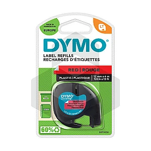 Dymo 91203 tape rood 12 mm (origineel) Dymo 91203 tape rood 12 mm (origineel)