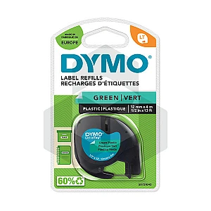 Dymo 91204 tape groen 12 mm (origineel) Dymo 91204 tape groen 12 mm (origineel)