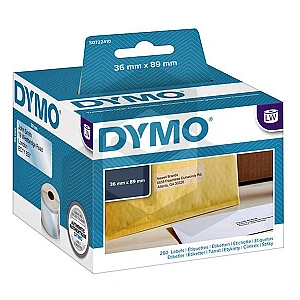 Dymo 99013 brede transparante adresetiketten (origineel) Dymo 99013 brede transparante adresetiketten (origineel)