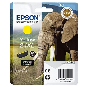 Epson 24XL (T2434) inktcartridge geel hoge capaciteit (origineel)