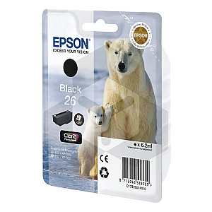 Epson 26 (T2601) inktcartridge zwart (origineel)