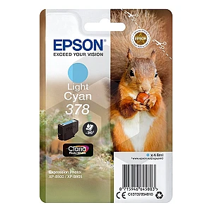 Epson 378 inktcartridge licht cyaan (origineel)